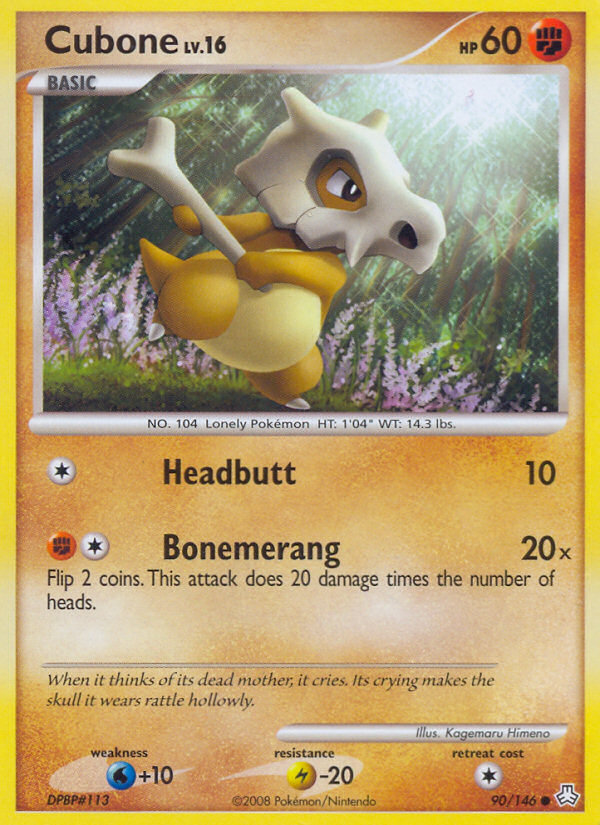 Cubone (90/146) [Diamond & Pearl: Legends Awakened] | Tables and Towers