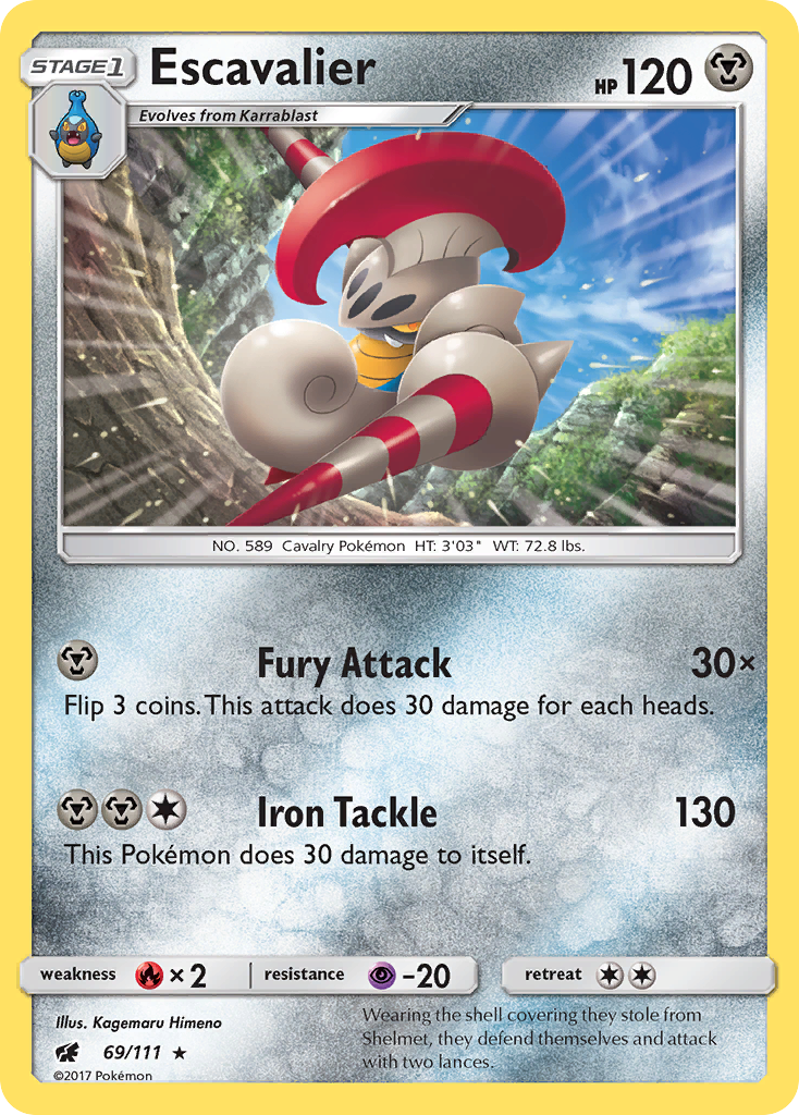 Escavalier (69/111) [Sun & Moon: Crimson Invasion] | Tables and Towers