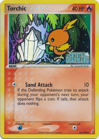 Torchic (66/100) (Stamped) [EX: Crystal Guardians] | Tables and Towers