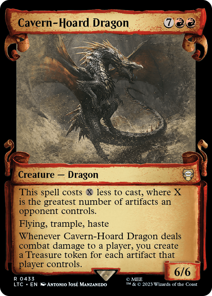 Cavern-Hoard Dragon [The Lord of the Rings: Tales of Middle-Earth Commander Showcase Scrolls] | Tables and Towers