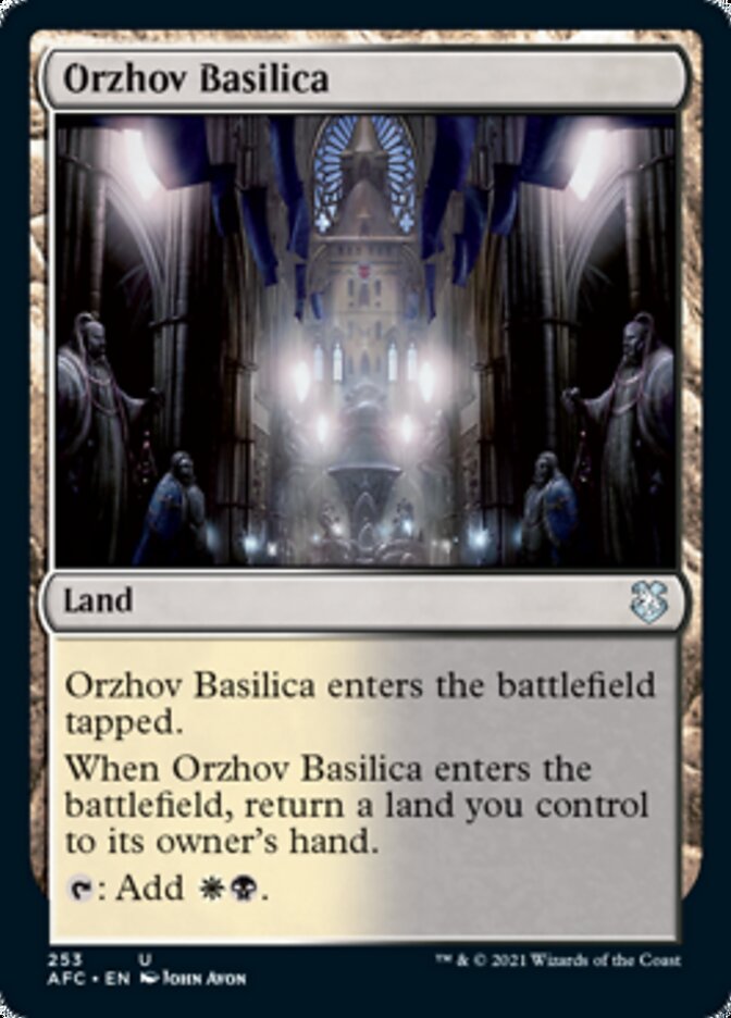 Orzhov Basilica [Dungeons & Dragons: Adventures in the Forgotten Realms Commander] | Tables and Towers