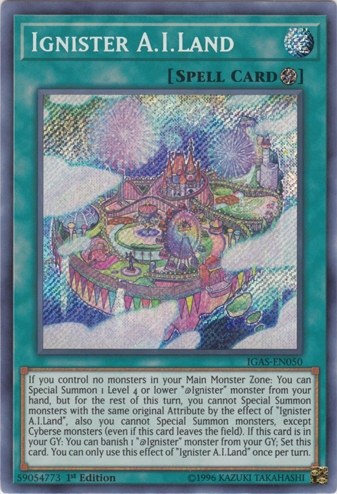 Ignister A.I.Land [IGAS-EN050] Secret Rare | Tables and Towers