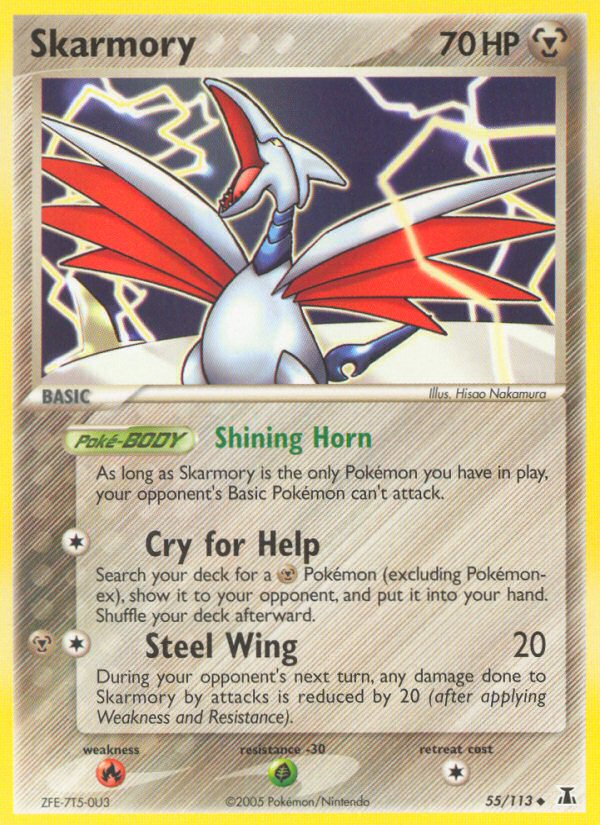 Skarmory (55/113) [EX: Delta Species] | Tables and Towers