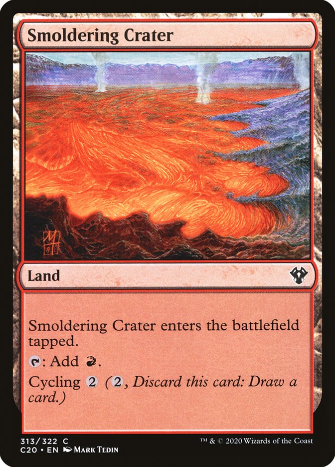 Smoldering Crater [Commander 2020] | Tables and Towers