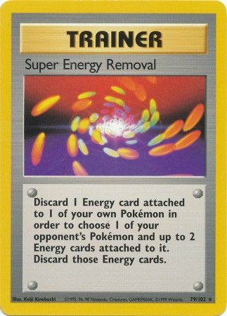 Super Energy Removal (79/102) [Base Set Unlimited] | Tables and Towers