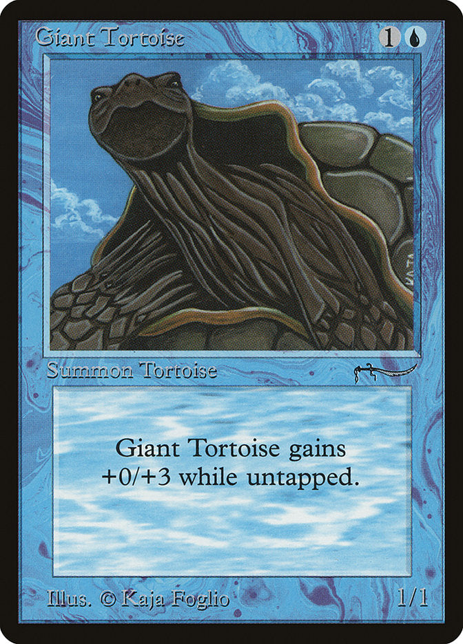 Giant Tortoise (Light Mana Cost) [Arabian Nights] | Tables and Towers