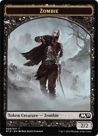 Zombie // Thopter Double-Sided Token (Game Night) [Core Set 2019 Tokens] | Tables and Towers