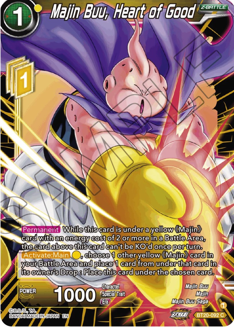 Majin Buu, Heart of Good (BT20-092) [Power Absorbed] | Tables and Towers