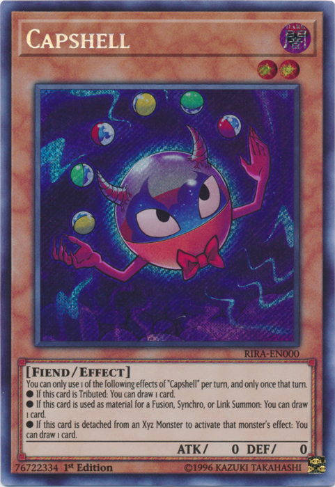 Capshell [RIRA-EN000] Secret Rare | Tables and Towers