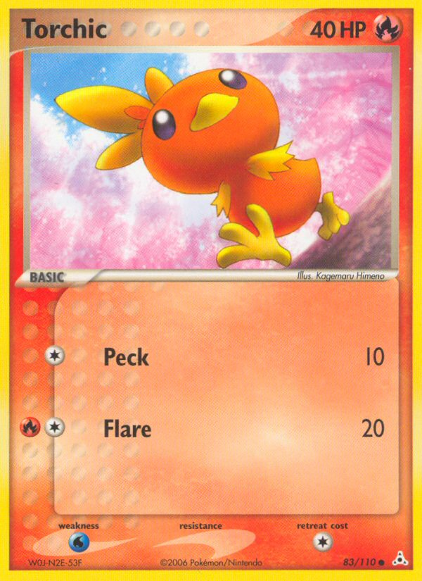 Torchic (83/110) [EX: Holon Phantoms] | Tables and Towers