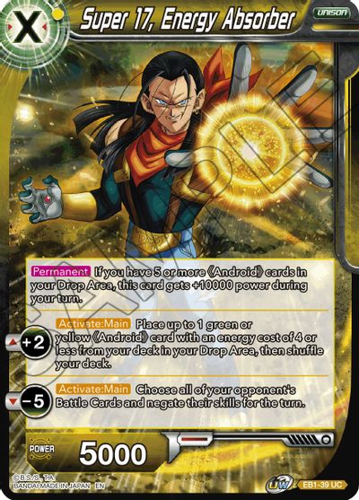 Super 17, Energy Absorber (EB1-039) [Battle Evolution Booster] | Tables and Towers