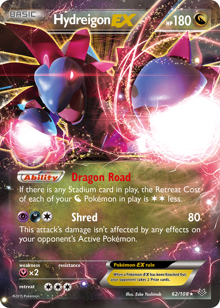 Hydreigon EX (62/108) [XY: Roaring Skies] | Tables and Towers