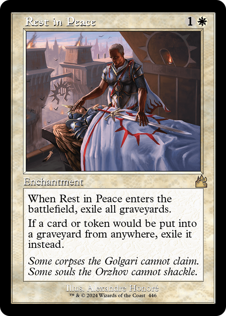 Rest in Peace (Retro Frame) [Ravnica Remastered] | Tables and Towers