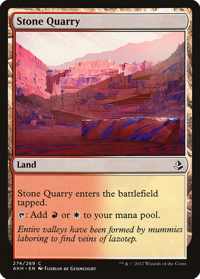 Stone Quarry [Amonkhet] | Tables and Towers