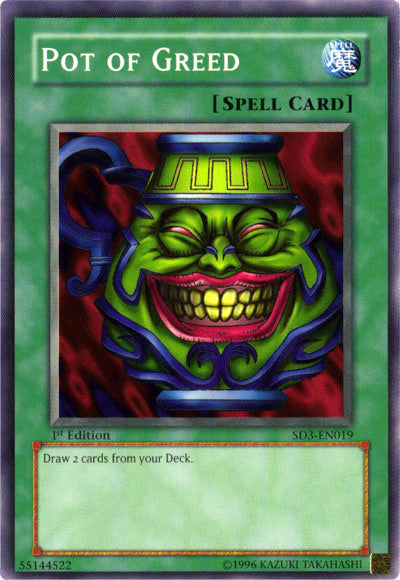 Pot of Greed [SD3-EN019] Common | Tables and Towers