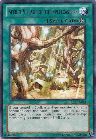 Secret Village of the Spellcasters (Blue) [DL14-EN013] Rare | Tables and Towers