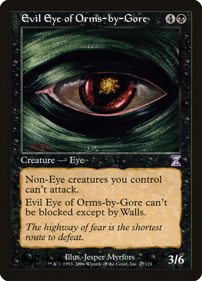 Evil Eye of Orms-by-Gore [Time Spiral Timeshifted] | Tables and Towers