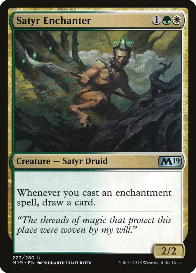 Satyr Enchanter [Core Set 2019] | Tables and Towers