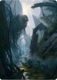 Swamp 2 Art Card [Zendikar Rising Art Series] | Tables and Towers