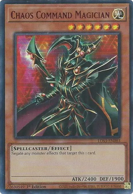 Chaos Command Magician (Red) [LDS3-EN083] Ultra Rare | Tables and Towers