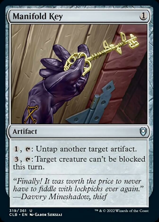 Manifold Key [Commander Legends: Battle for Baldur's Gate] | Tables and Towers