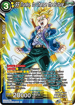 SS Trunks, to Change the Future (Uncommon) (BT13-102) [Supreme Rivalry] | Tables and Towers