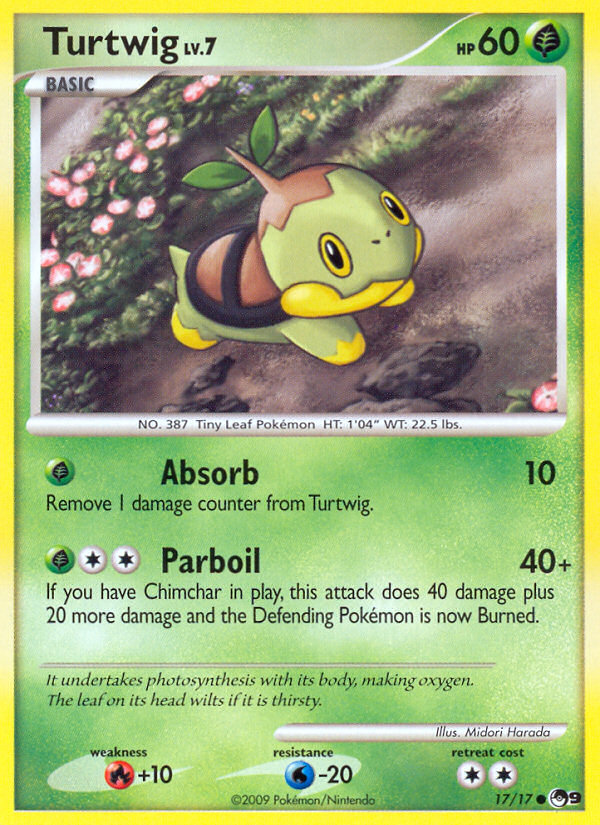 Turtwig (17/17) [POP Series 9] | Tables and Towers