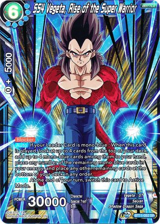 SS4 Vegeta, Rise of the Super Warrior (BT11-052) [Vermilion Bloodline 2nd Edition] | Tables and Towers