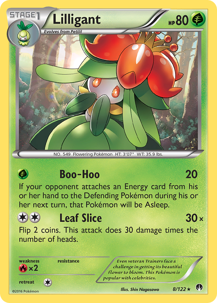 Lilligant (8/122) [XY: BREAKpoint] | Tables and Towers