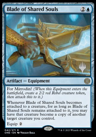 Blade of Shared Souls (Promo Pack) [Phyrexia: All Will Be One Promos] | Tables and Towers