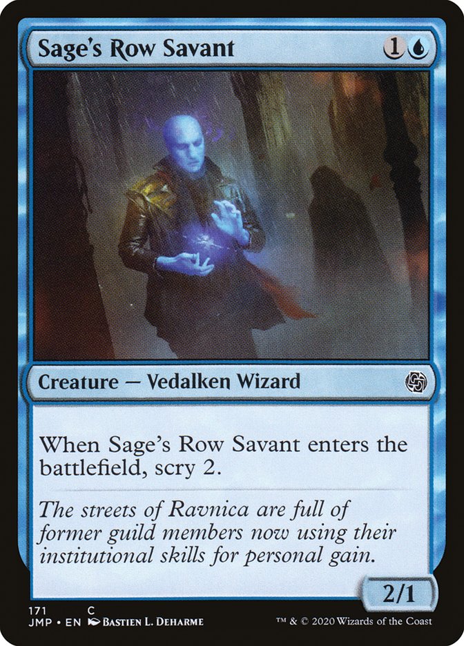 Sage's Row Savant [Jumpstart] | Tables and Towers