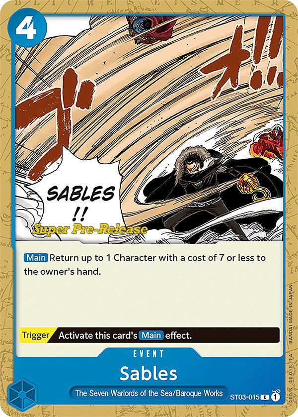 Sables [Super Pre-Release Starter Deck: The Seven Warlords of the Sea] | Tables and Towers