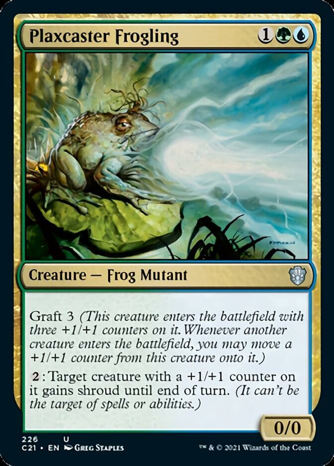 Plaxcaster Frogling [Commander 2021] | Tables and Towers