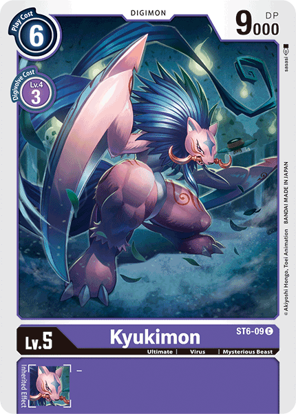 Kyukimon [ST6-09] [Starter Deck: Venomous Violet] | Tables and Towers