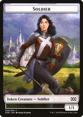 Copy // Soldier Double-Sided Token [Double Masters Tokens] | Tables and Towers