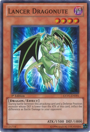 Lancer Dragonute [EXVC-EN091] Super Rare | Tables and Towers