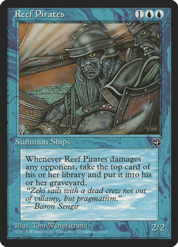 Reef Pirates (Baron Sengir Flavor Text) [Homelands] | Tables and Towers