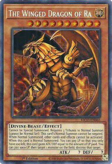 The Winged Dragon of Ra [KICO-EN065] Secret Pharaoh's Rare | Tables and Towers