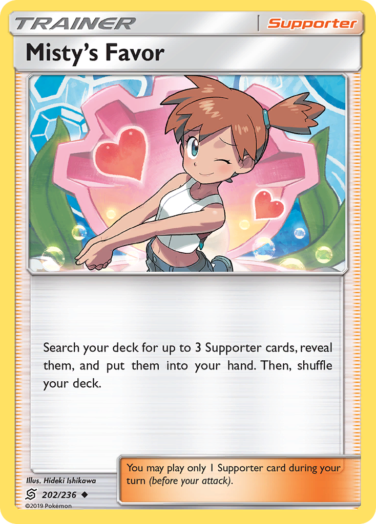 Misty's Favor (202/236) [Sun & Moon: Unified Minds] | Tables and Towers