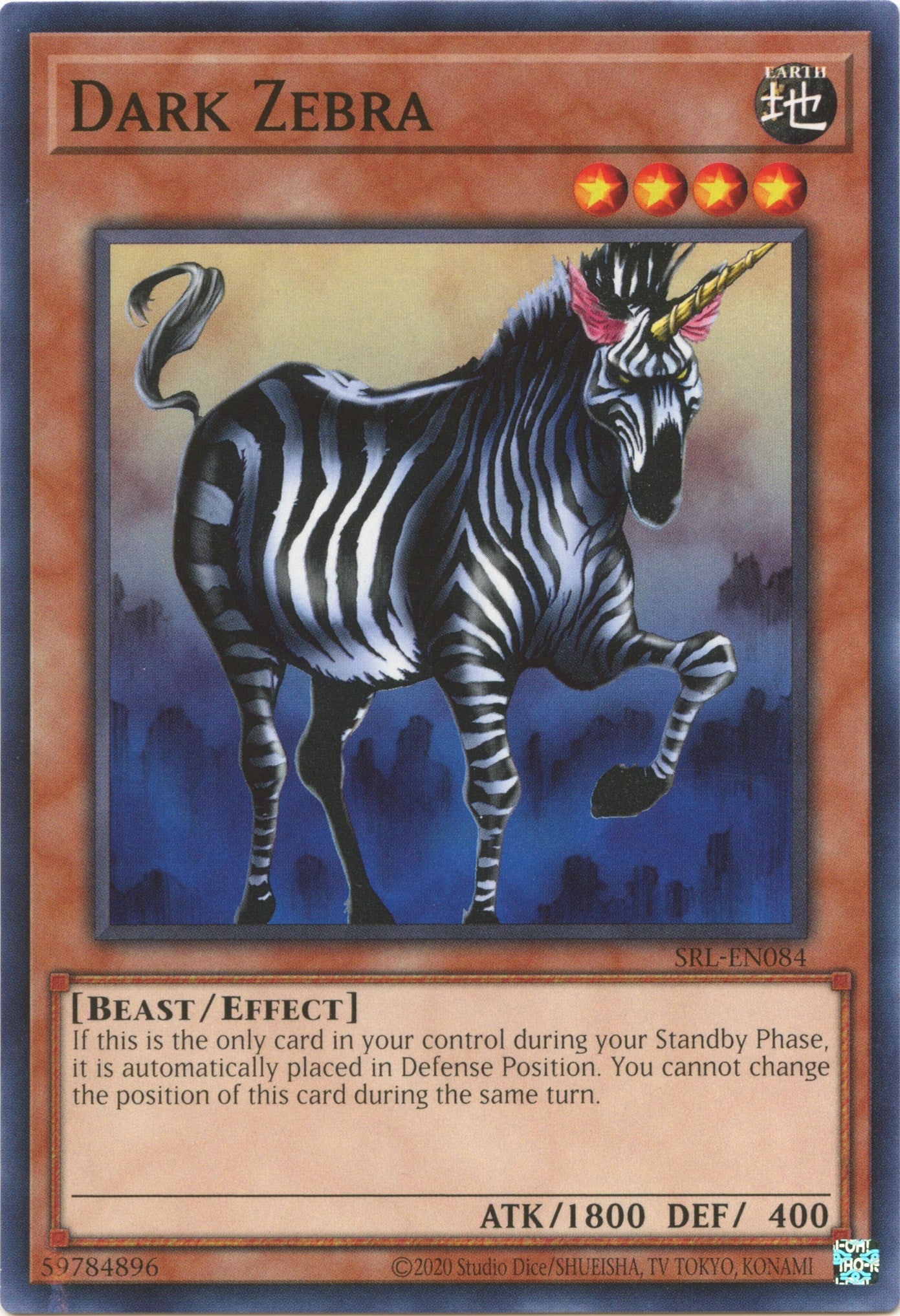 Dark Zebra (25th Anniversary) [SRL-EN084] Common | Tables and Towers