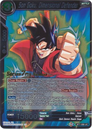 Son Goku, Dimensional Defender (BT7-099_PR) [Assault of the Saiyans Prerelease Promos] | Tables and Towers