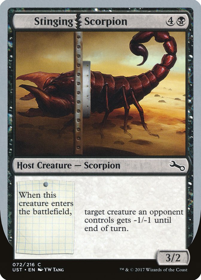 Stinging Scorpion [Unstable] | Tables and Towers