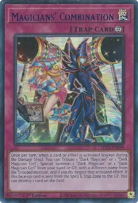 Magicians' Combination (Blue) [LDS3-EN099] Ultra Rare | Tables and Towers