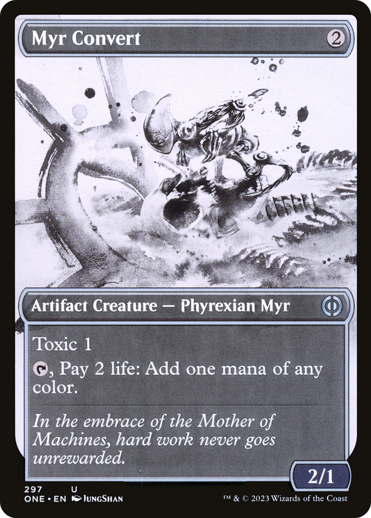 Myr Convert (Showcase Ichor) [Phyrexia: All Will Be One] | Tables and Towers