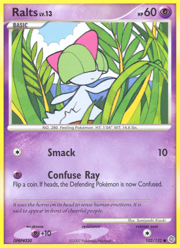 Ralts (102/132) [Diamond & Pearl: Secret Wonders] | Tables and Towers