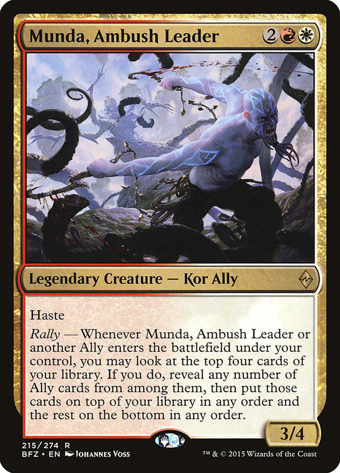 Munda, Ambush Leader [Battle for Zendikar] | Tables and Towers