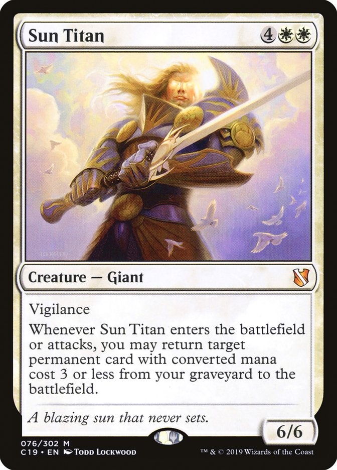 Sun Titan [Commander 2019] | Tables and Towers