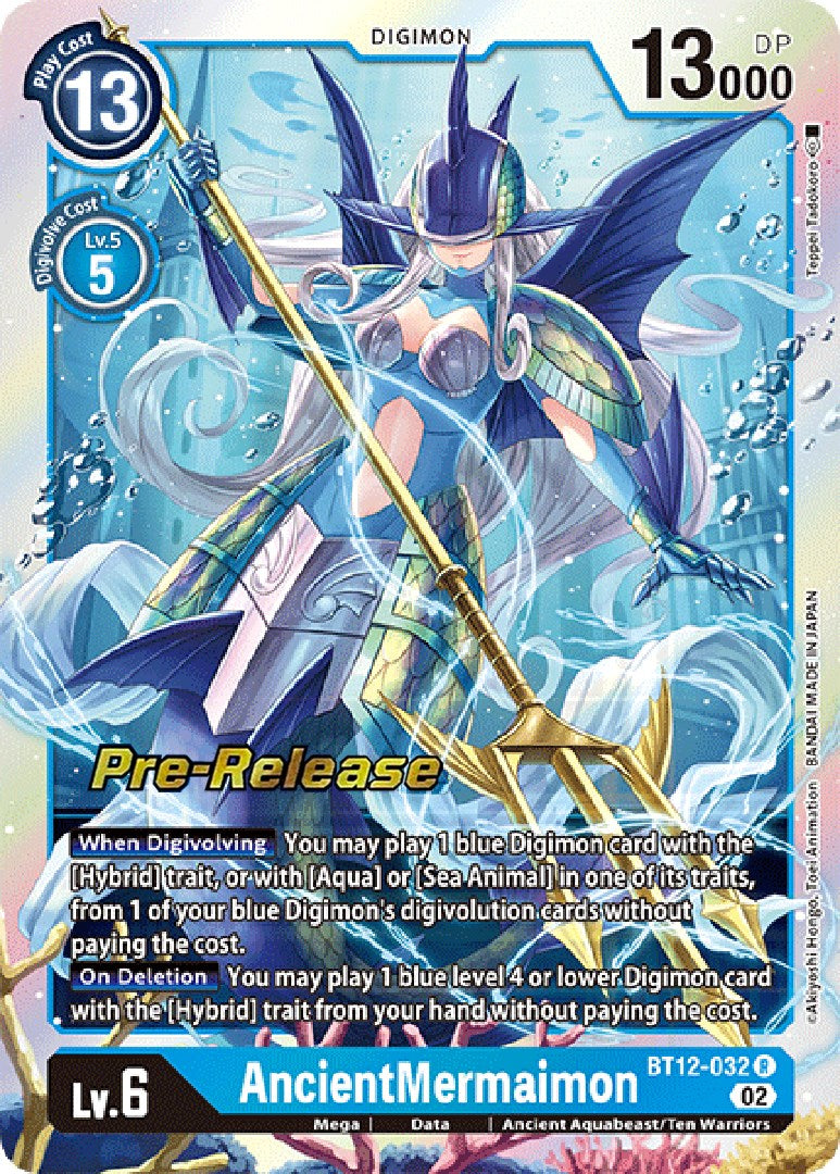 AncientMermaimon [BT12-032] [Across Time Pre-Release Cards] | Tables and Towers