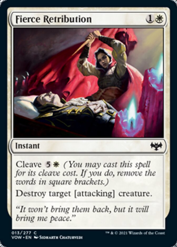 Fierce Retribution [Innistrad: Crimson Vow] | Tables and Towers