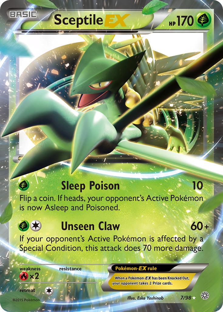 Sceptile EX (7/98) [XY: Ancient Origins] | Tables and Towers